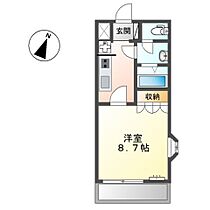 KUKUNA  ｜ 滋賀県東近江市青野町（賃貸アパート1K・2階・29.75㎡） その2