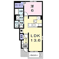 Ｒｉｒｉａ　VII　V 105 ｜ 滋賀県東近江市大森町2112番地1（賃貸アパート1LDK・1階・46.06㎡） その2