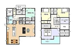 中古戸建　三輪6丁目 4SLDKの間取り