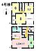 間取り：4号棟　4LDK+S　土地面積192.07m2　建物面積98.82m2