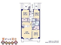 間取図画像 3LDK