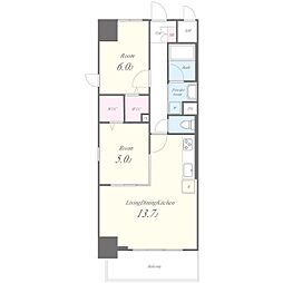 シュトルツ栄 2LDKの間取図画像