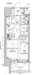 エスリード金山ル・グラン 1LDKの間取図画像