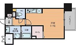 パルティール吹上アネックス ワンルームの間取図画像