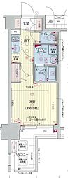 プレサンス錦プレミアム 1Kの間取図画像