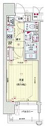 プレサンス名古屋STATIONディーヴァ 1Kの間取図画像