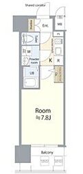 名古屋市中川区尾頭橋3丁目マンション 1Kの間取図画像