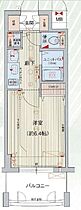 愛知県名古屋市中区上前津１丁目（賃貸マンション1K・6階・20.94㎡） その2