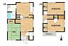 間取り：【間取り】2階建て4DKのお家です。各居室に収納がございます。少人数世帯のご家族様にもオススメの住宅です。