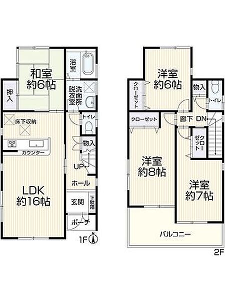 間取りを拡大表示