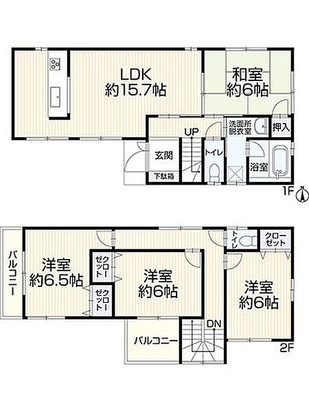 間取りを拡大表示