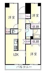 昭和マンション古川南 3LDKの間取図画像