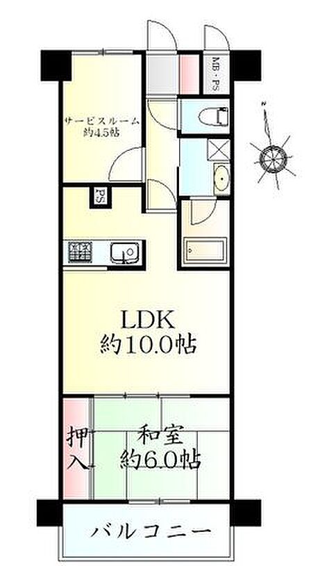 1SLDK 間取り