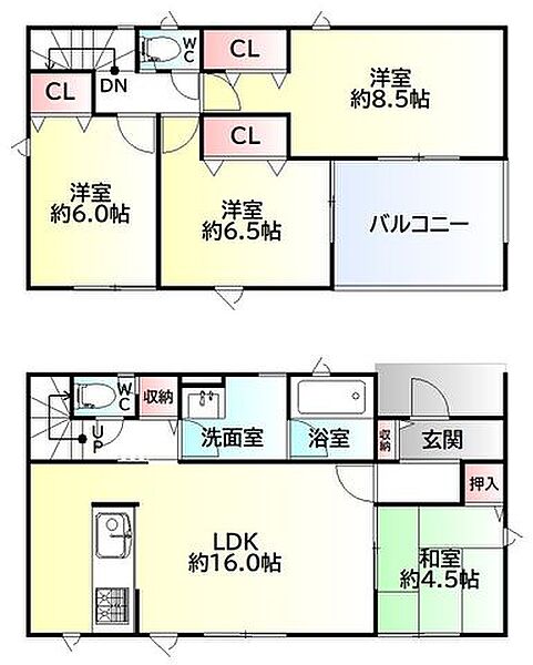 間取りを拡大表示