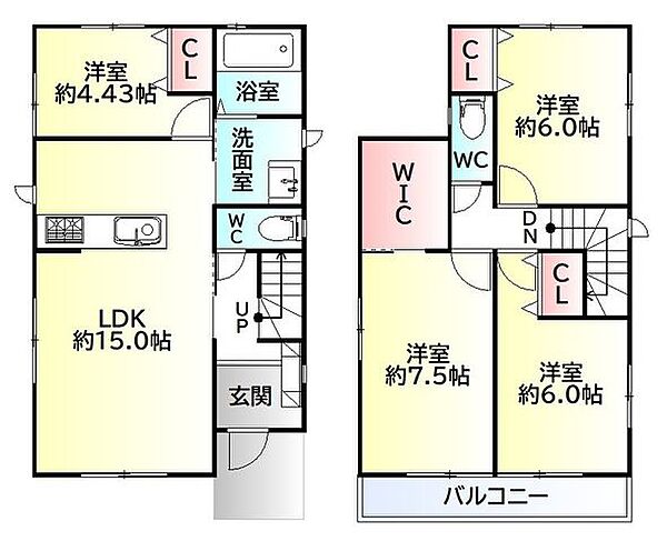 間取りを拡大表示