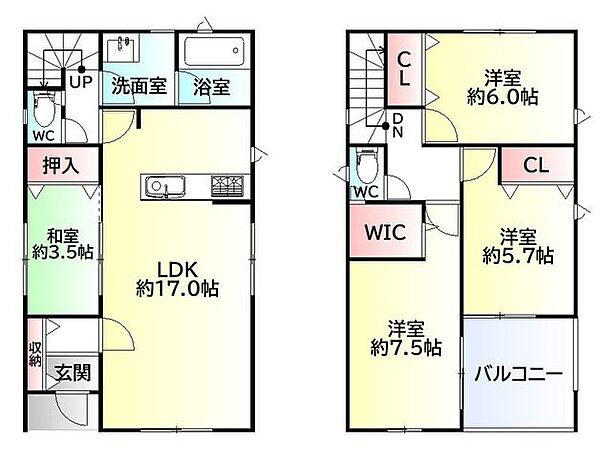 間取りを拡大表示