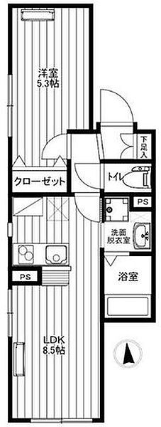 ＣＲＥＡＬ上野 502｜東京都台東区松が谷２丁目(賃貸マンション1LDK・5階・31.71㎡)の写真 その2