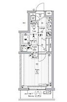 PREMIUM CUBE 西大島 403 ｜ 東京都江東区大島２丁目（賃貸マンション1K・4階・25.64㎡） その2