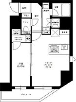 ハーモニーレジデンス上野ノースフロント 403 ｜ 東京都台東区根岸５丁目（賃貸マンション1LDK・4階・40.12㎡） その2