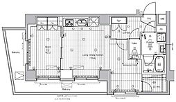 PREMIUM CUBE　王子神谷 2階1LDKの間取り