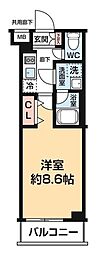 ARCOBALENO OHANAJAYA 1Kの間取図画像