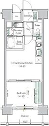 ワンルーフレジデンス台東根岸 1LDKの間取図画像