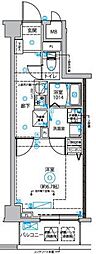 DIPS西新井 1Kの間取図画像