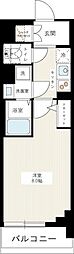 HY's三ノ輪 1Kの間取図画像