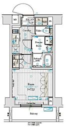 ブライズフォルム墨田 1Kの間取図画像