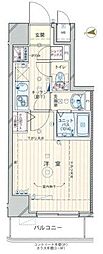 SHOKENレジデンス東京八広 1Kの間取図画像