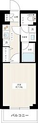 ARCOBALENOOSHIAGEEAST 1Kの間取図画像