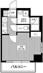 HY's両国 1Kの間取図画像