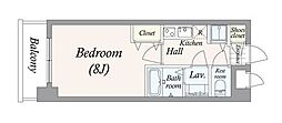 SUNROCK 1Kの間取図画像
