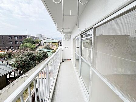 お洗濯ものを気持ち良く太陽の光で干せるのが嬉しいですね。