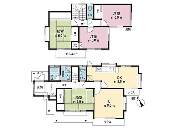 間取りを拡大表示