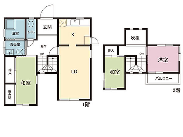間取りを拡大表示