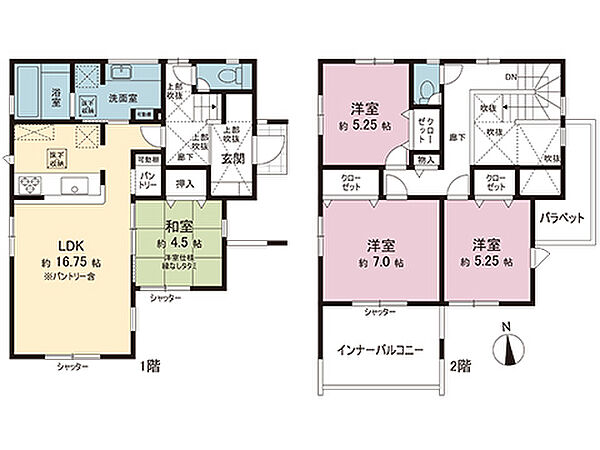 間取りを拡大表示