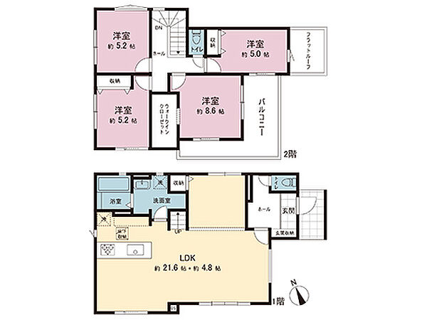 間取りを拡大表示