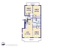 間取図画像 3LDK