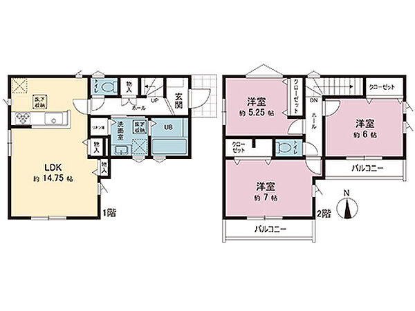 間取りを拡大表示