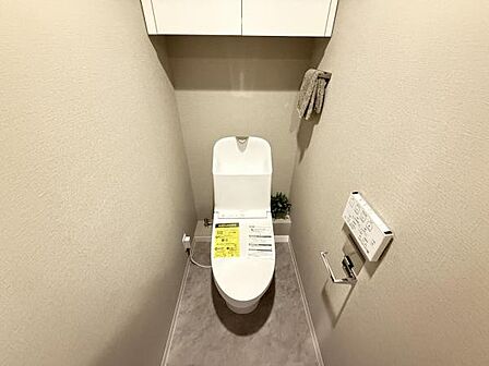 ほっと安らげるトイレ空間です。