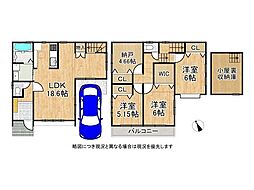 尼崎市大庄北4丁目　新築一戸建て　2号棟
