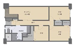 間取図画像 3LDK