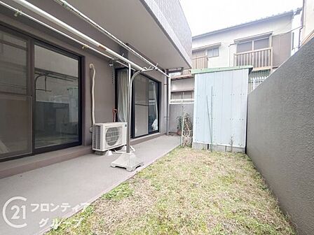 日当たりの良いお庭でお子様も嬉しい♪家庭菜園やガーデニングも可能です!