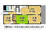 間取り：南向きで陽当り良好、各部屋の独立性が高い3LDKの住まい。
