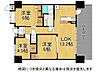 間取り：南向きのバルコニーから明るい光が差し込むリビングは、家族の会話も自然と弾みそうですね！ライフスタイルに合わせて活用のも嬉しいポイントですね！