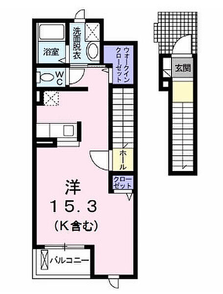 東京都八王子市館町(賃貸アパート1K・2階・40.80㎡)の写真 その2
