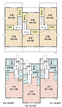 サザンパークA 102 ｜ 東京都八王子市大楽寺町371-1（賃貸アパート2LDK・1階・60.10㎡） その2