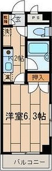 ビレッジコア八王子 120｜東京都八王子市小比企町(賃貸マンション1K・1階・21.06㎡)の写真 その2