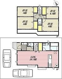 八王子市川口町10 1階4LDKの間取り